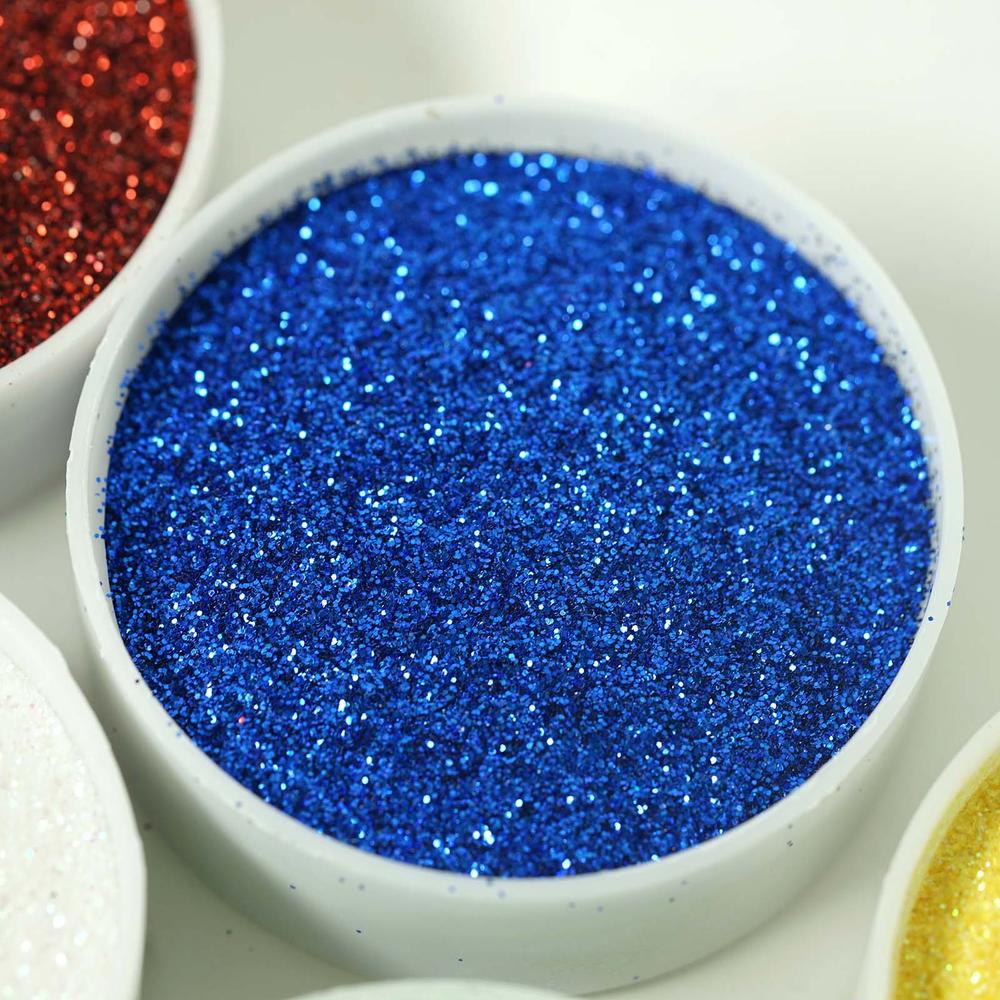 1 Pound Royal Blue Extra Fine Craft Glitter Shaker Bottles – West